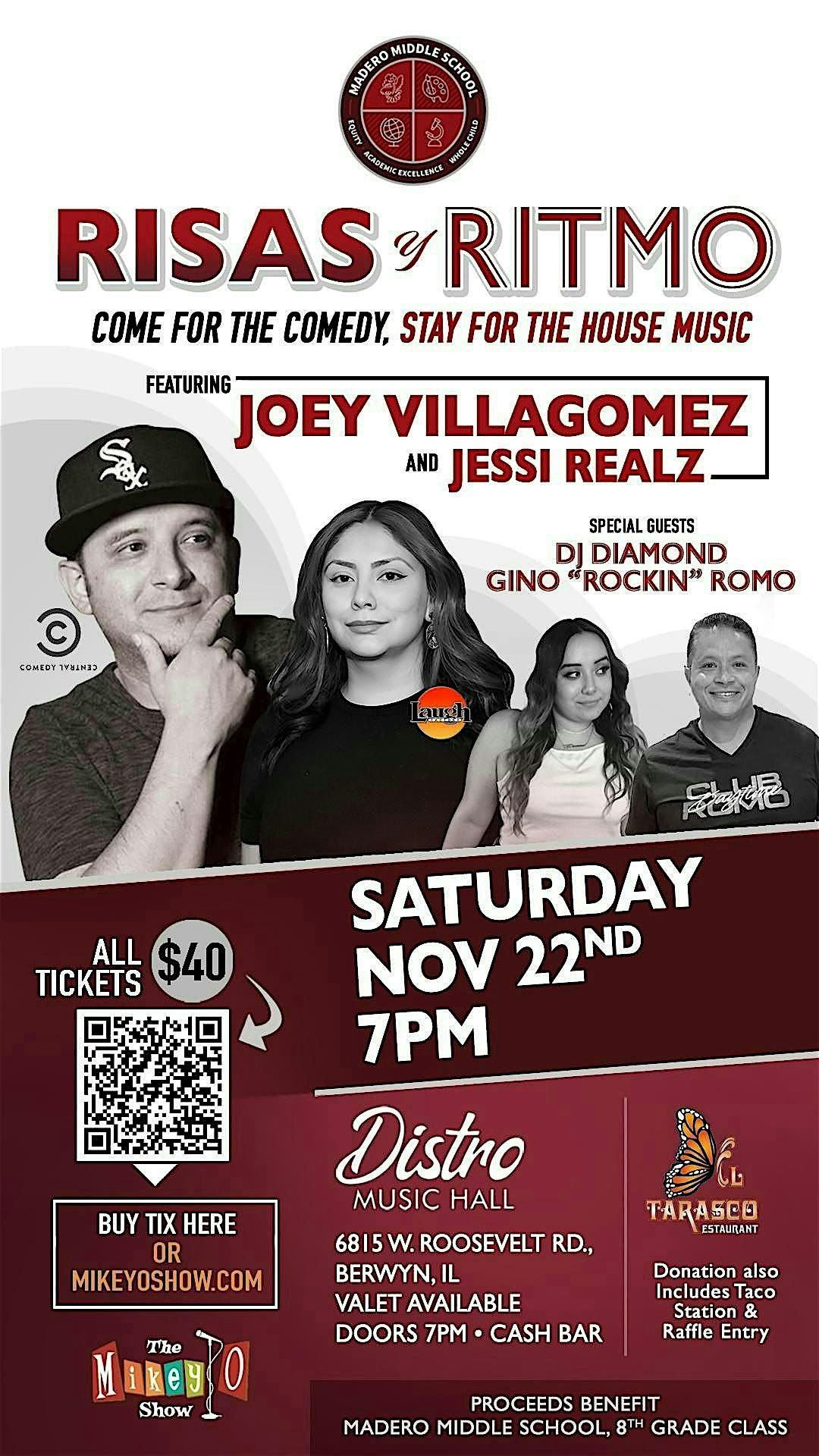 Risas y Ritmo - Come for the Comedy, Stay for the House Music