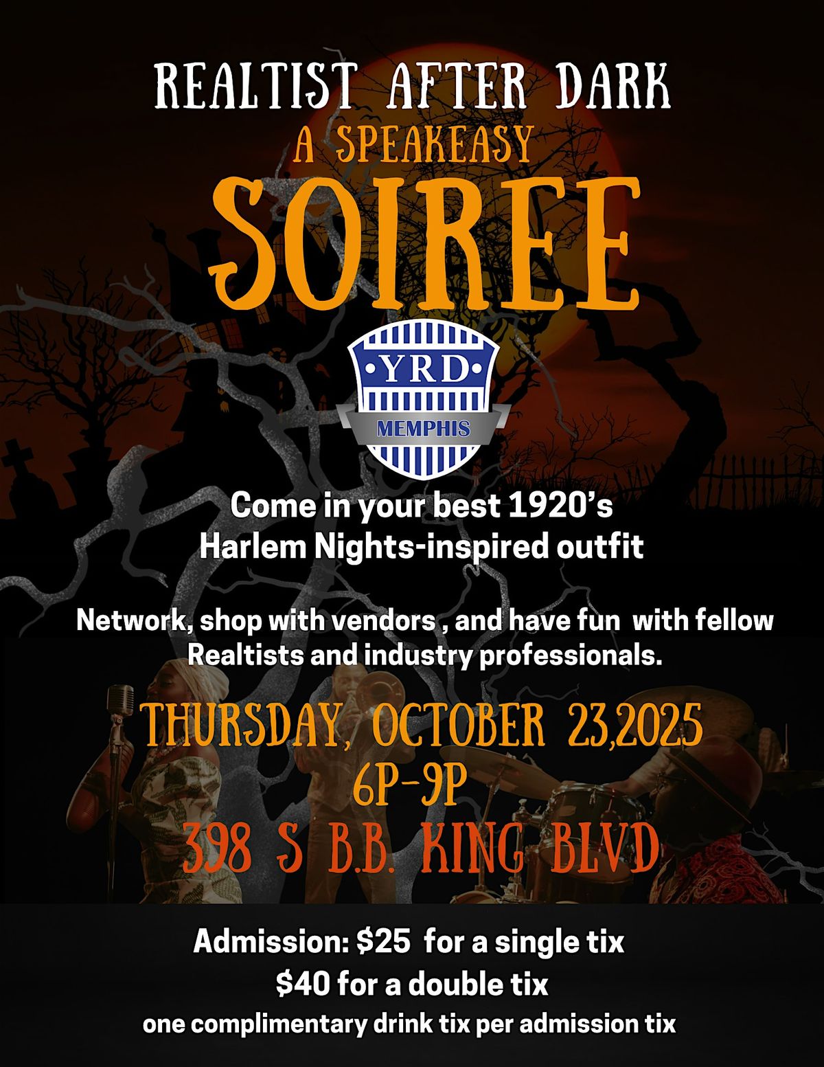 Realtist After Dark- A Speakeasy Soiree