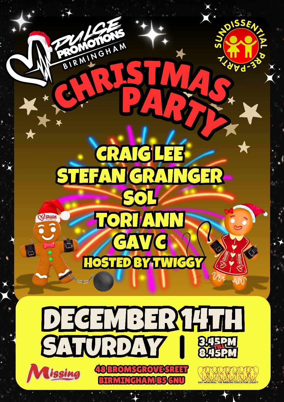 Pulse Christmas Party & Sundissential Pre-party (14\/12\/24)