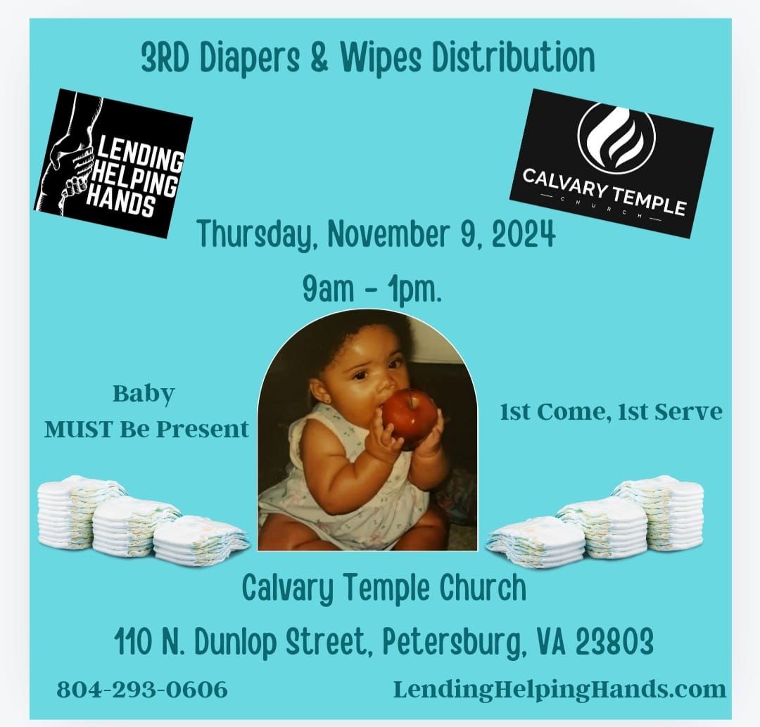 3rd Community Diaper & Wipe Distribution 