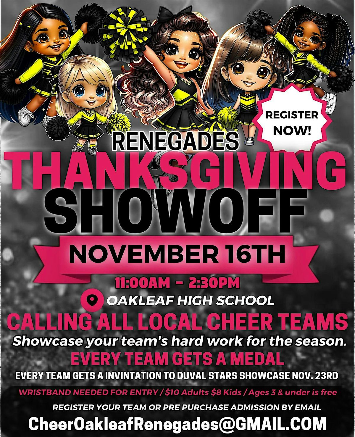 Renegades Thanksgiving Showoff