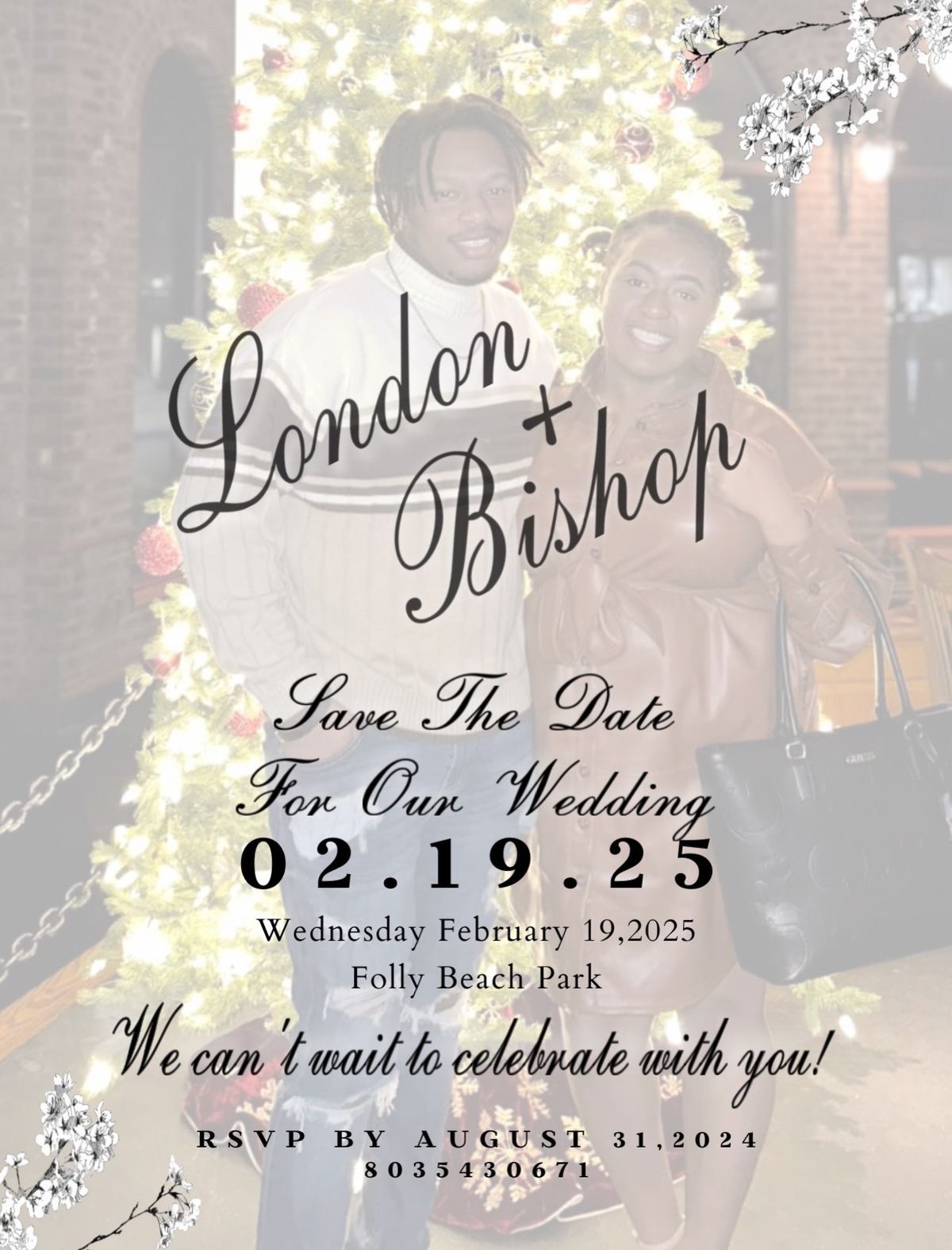 \u2018\u2019Save the Date\u2019\u2019 The Williams Wedding