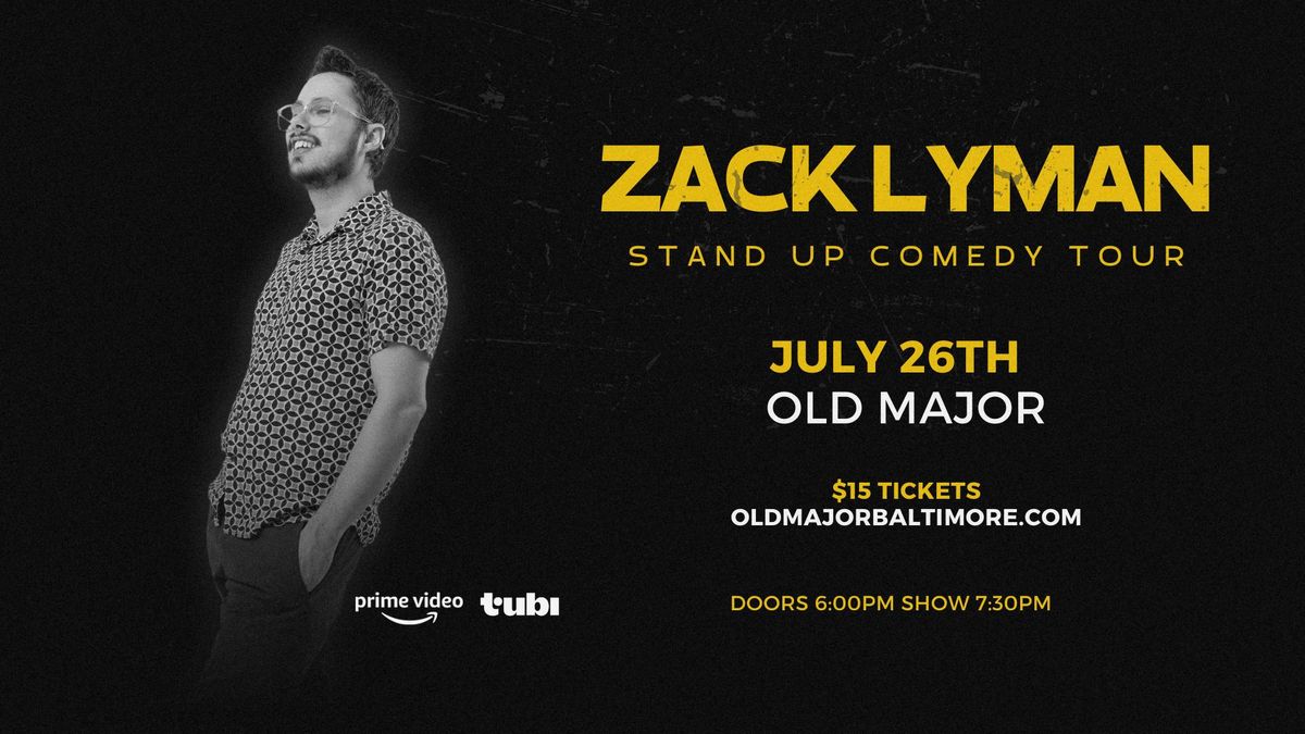 Zack Lyman Stand Up Comedy Tour Stop at Old Major