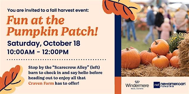 Fun at the Pumpkin Patch!