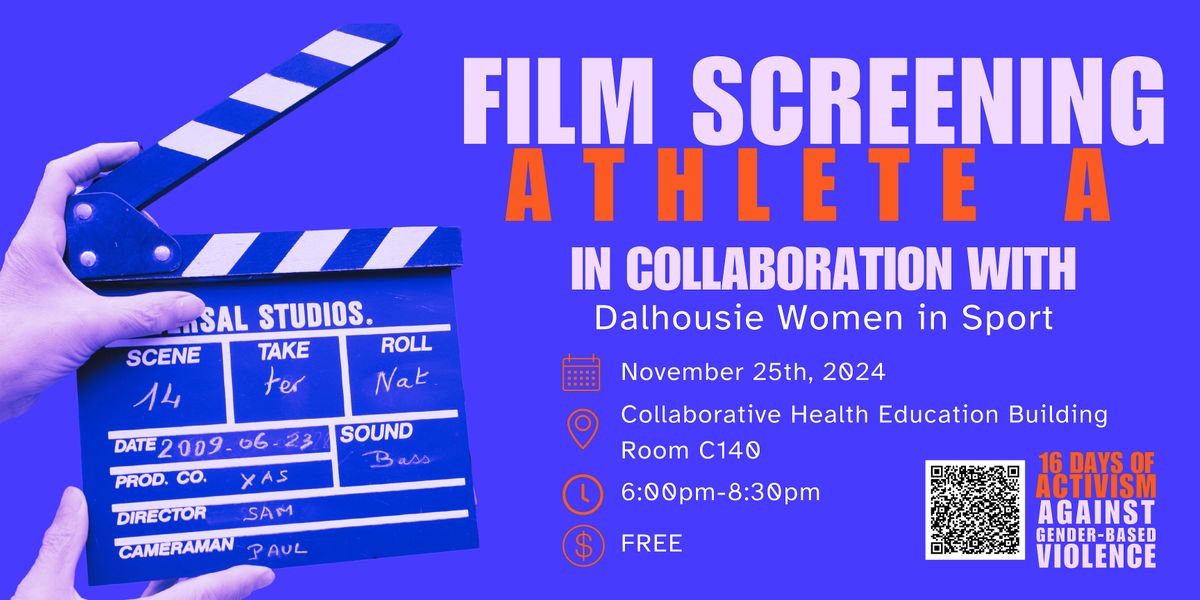 16 Days of Activism Film Screening of Athlete A