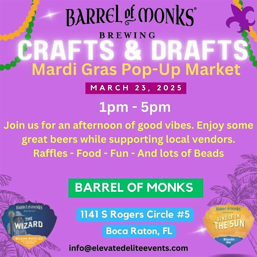 Barrel of Monks Crafts & Drafts Pop-up Market