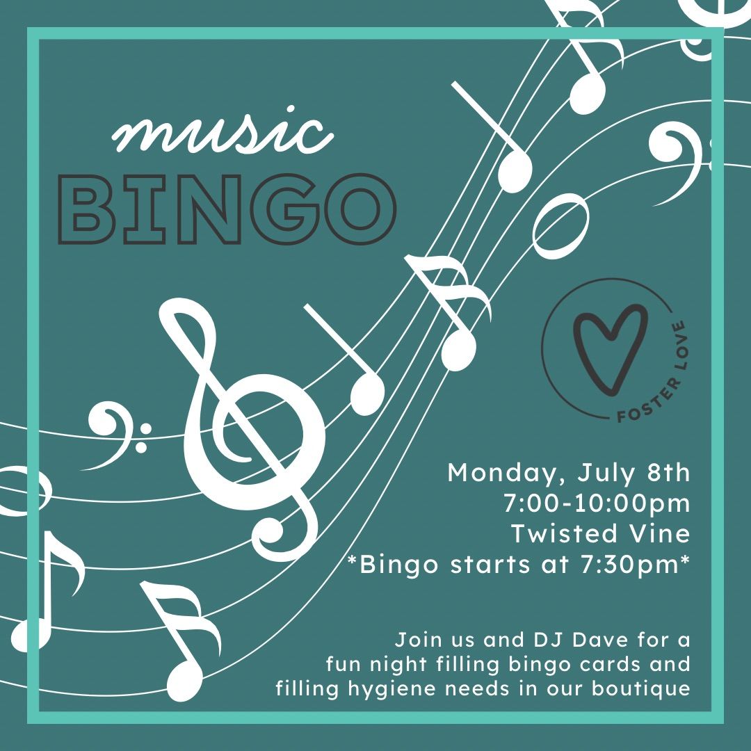 Music Bingo Fundraiser - Foster Love