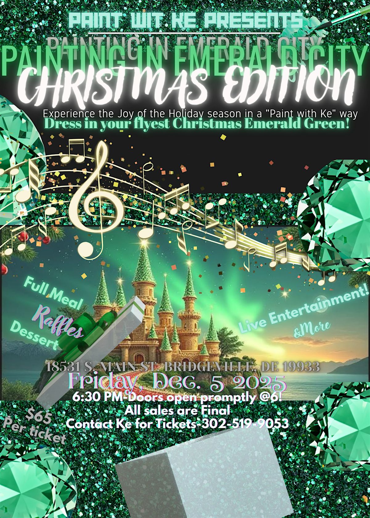 Paint wit Ke presents "Painting in Emerald City