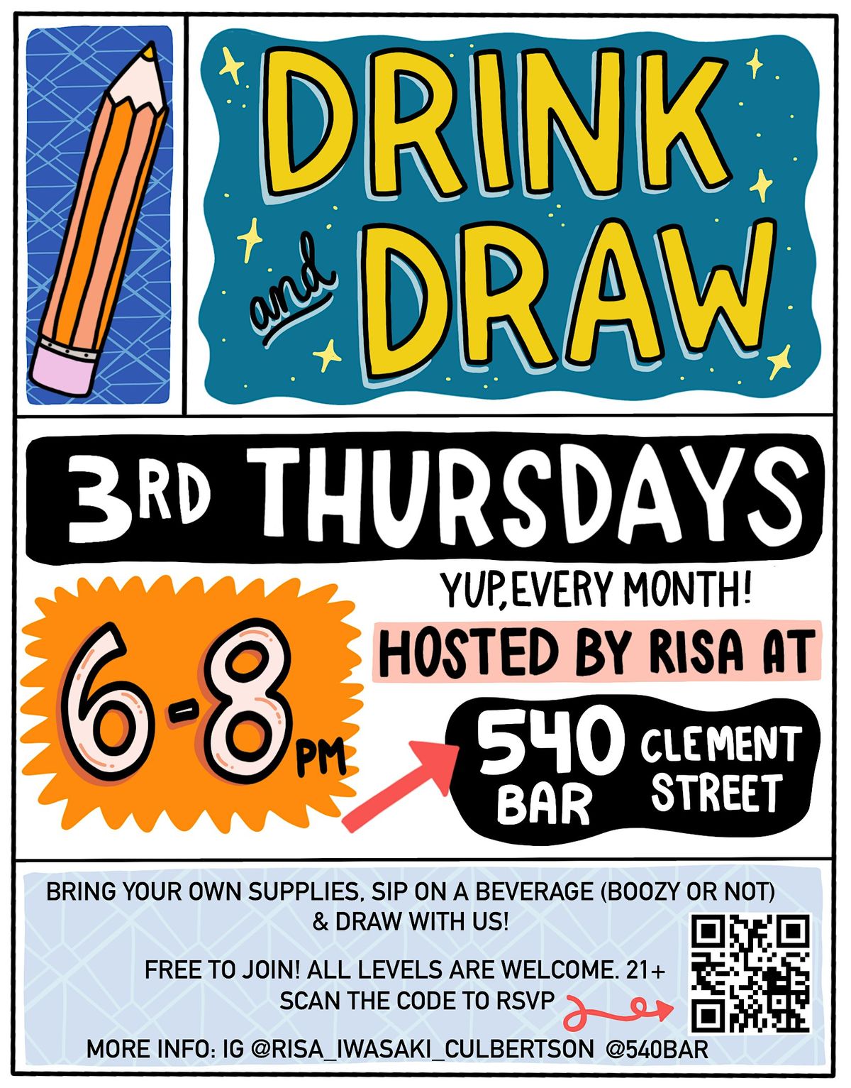 Drink & Draw every 3rd Thursday \/\/ Duvel Beer edition draw on glassware