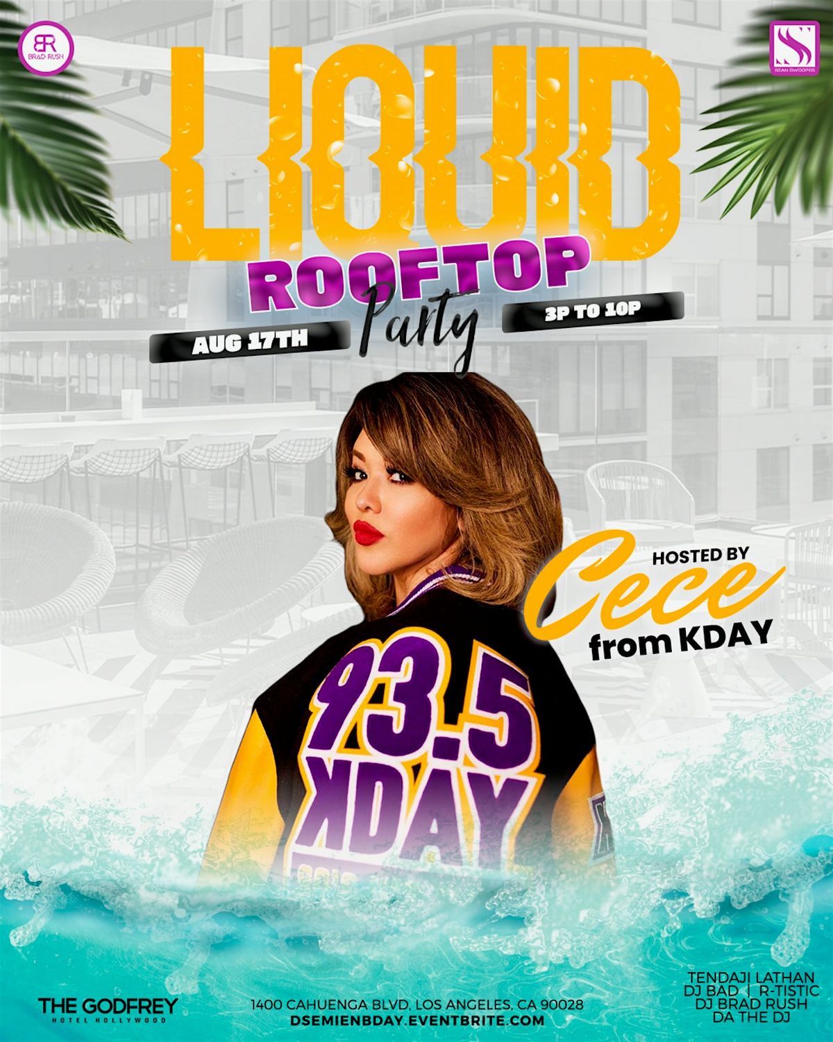 LIQUID ROOFTOP Day Party With a Pool.