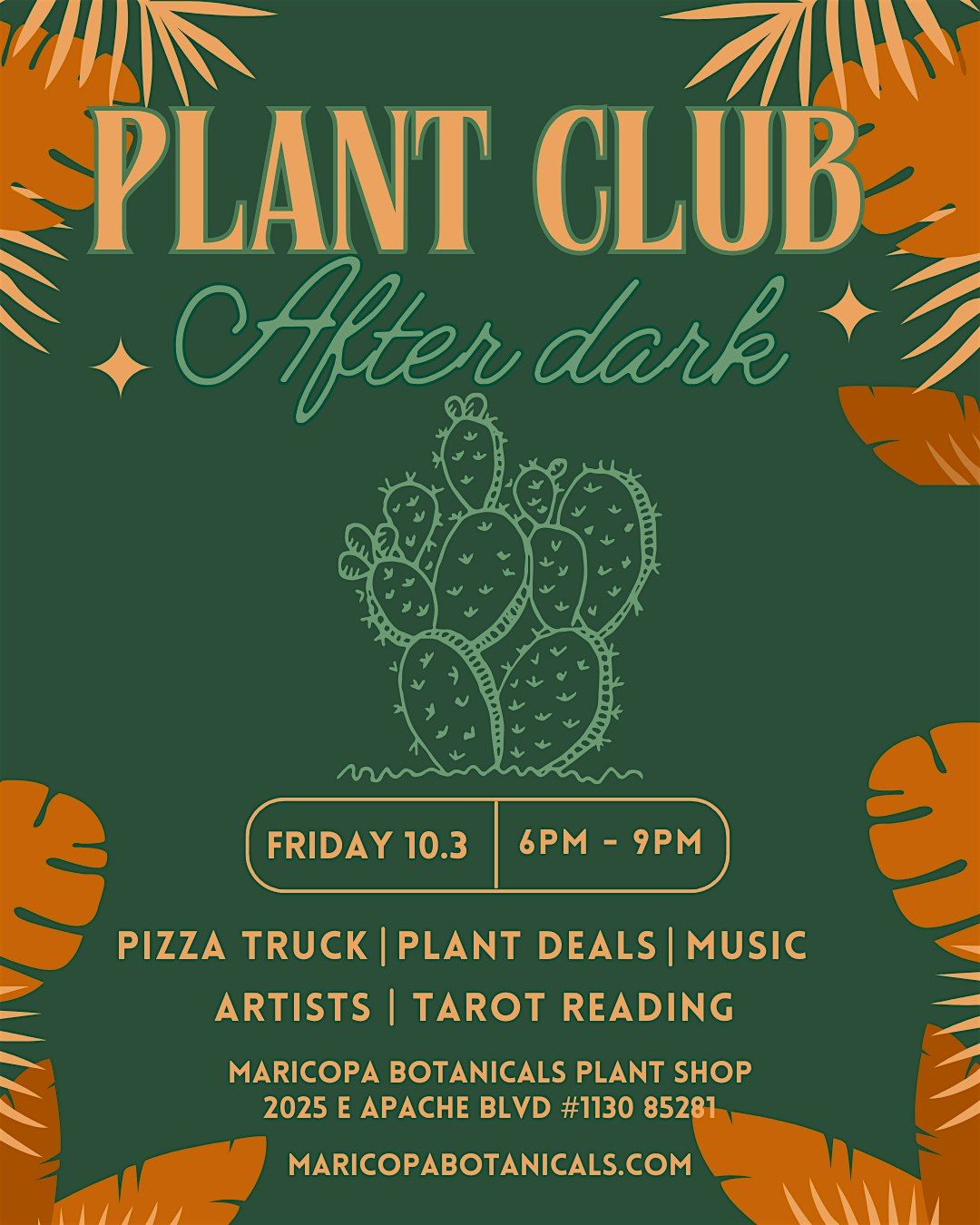 Plant Club After Dark