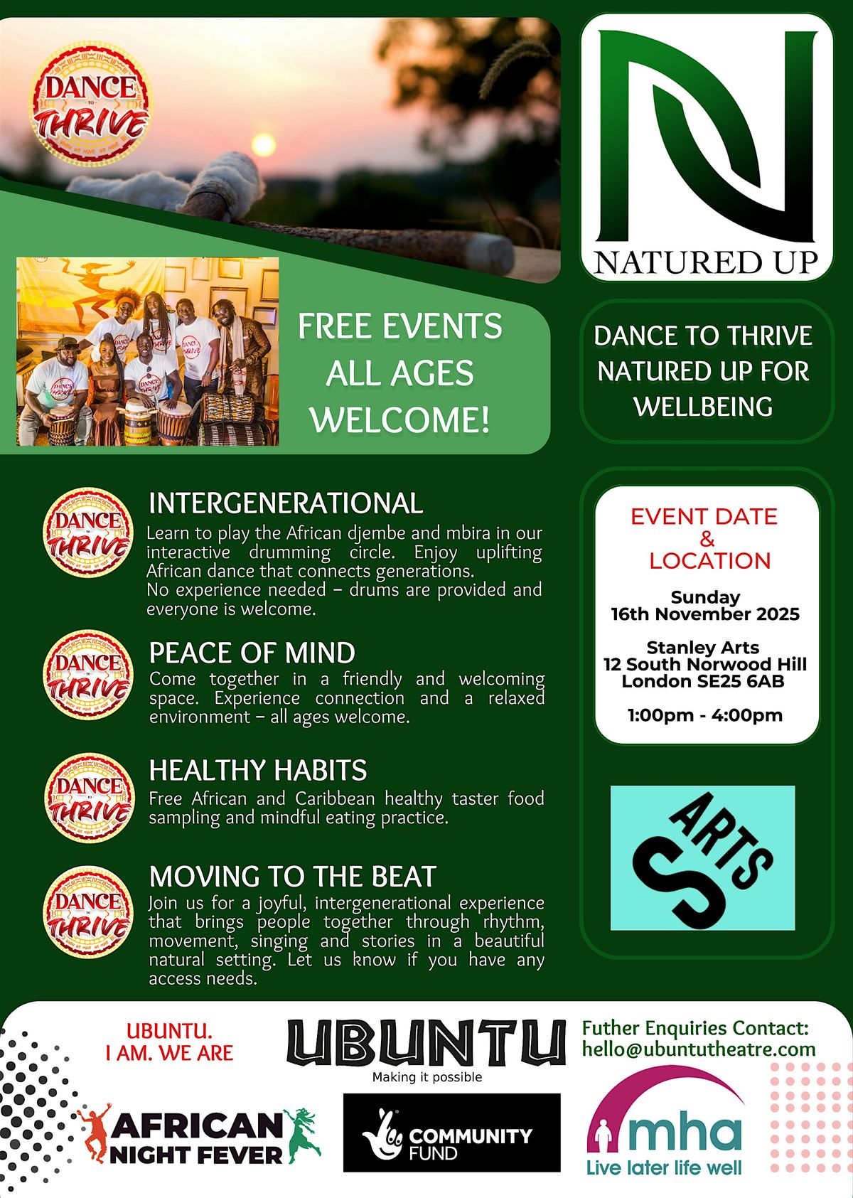 Dance To Thrive Natured Up For Wellbeing
