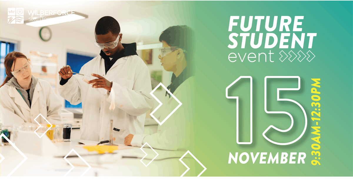 Future Student Saturday: 15 November 2025