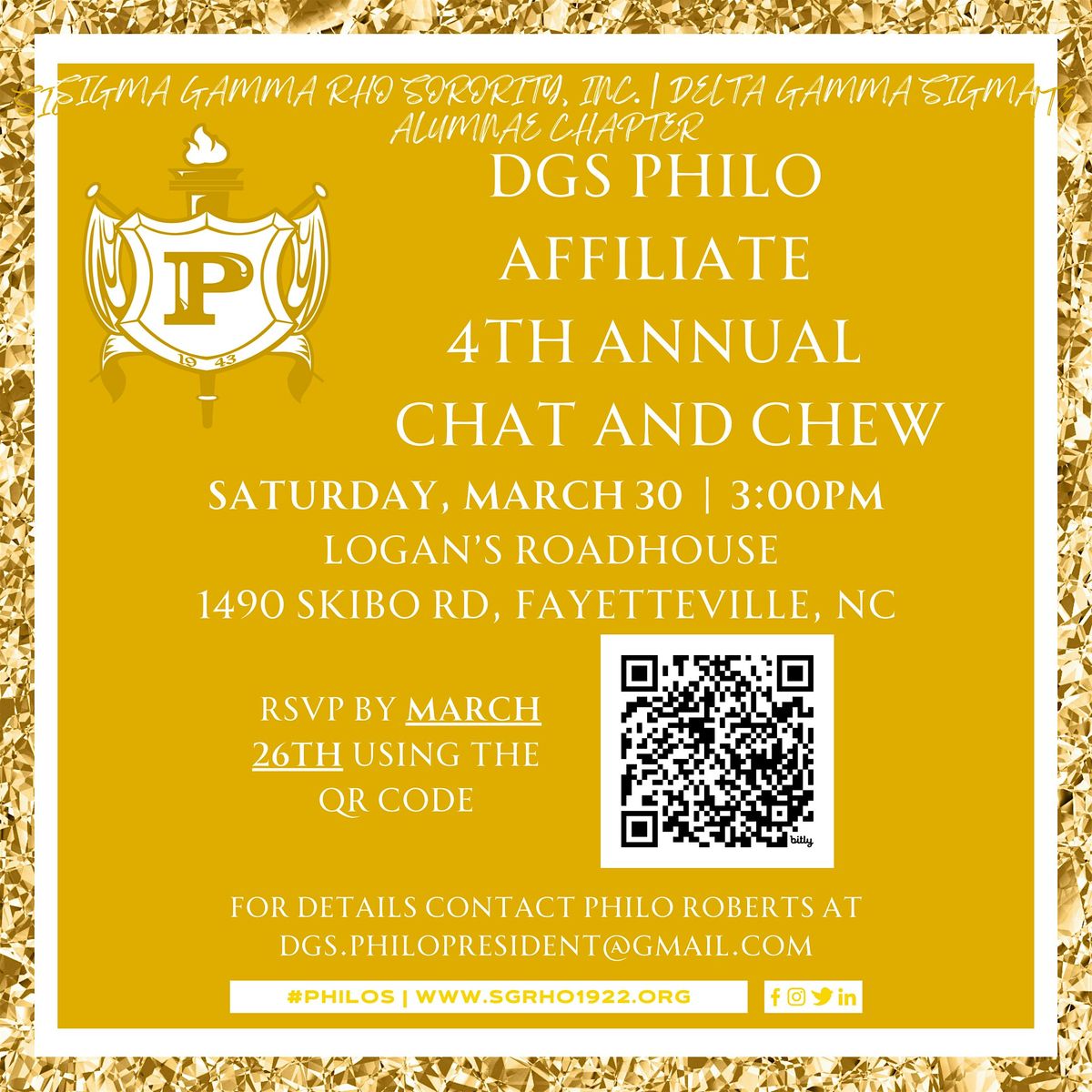 DGS Philo Affiliate 4th Annual Chat and Chew