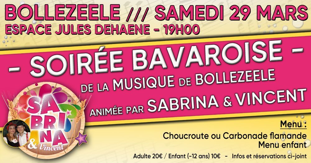 \ud83c\udfb5 SOIR\u00c9E BAVAROISE de la MUSIQUE de BOLLEZEELE \ud83c\udf7b 