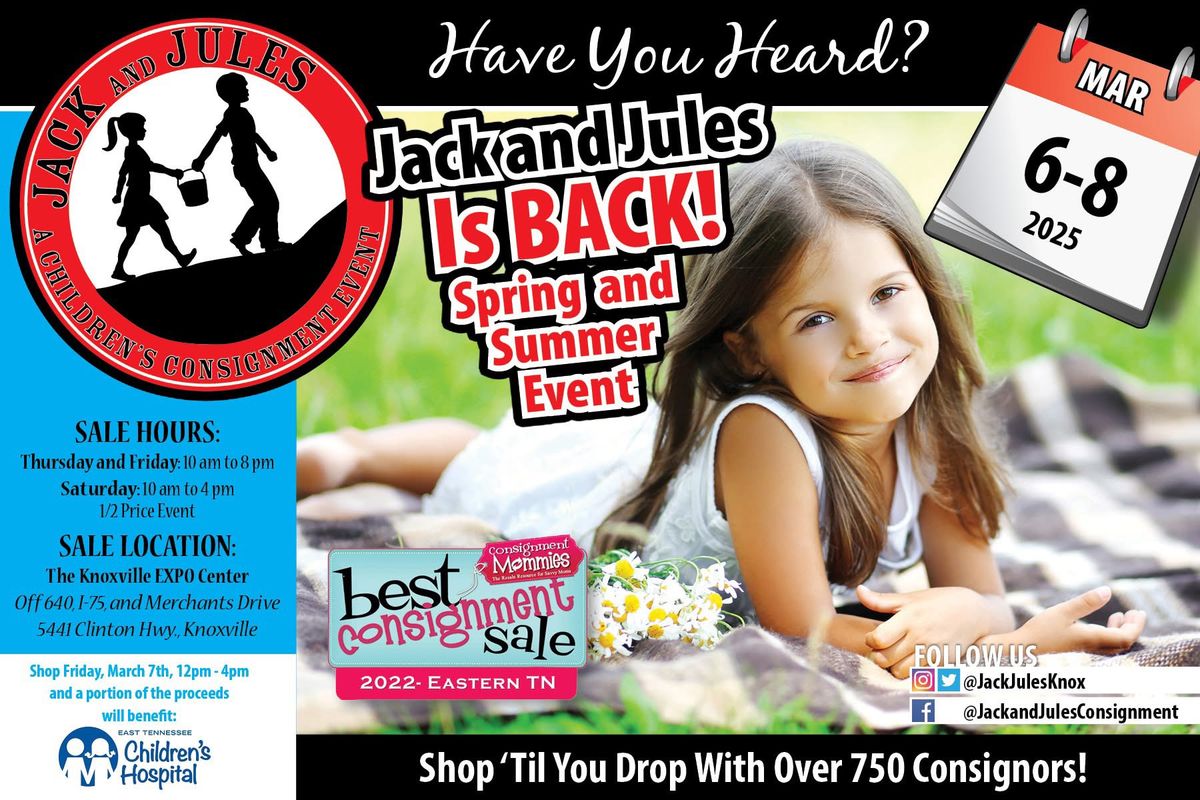 Jack and Jules Children\u2019s Consignment Event