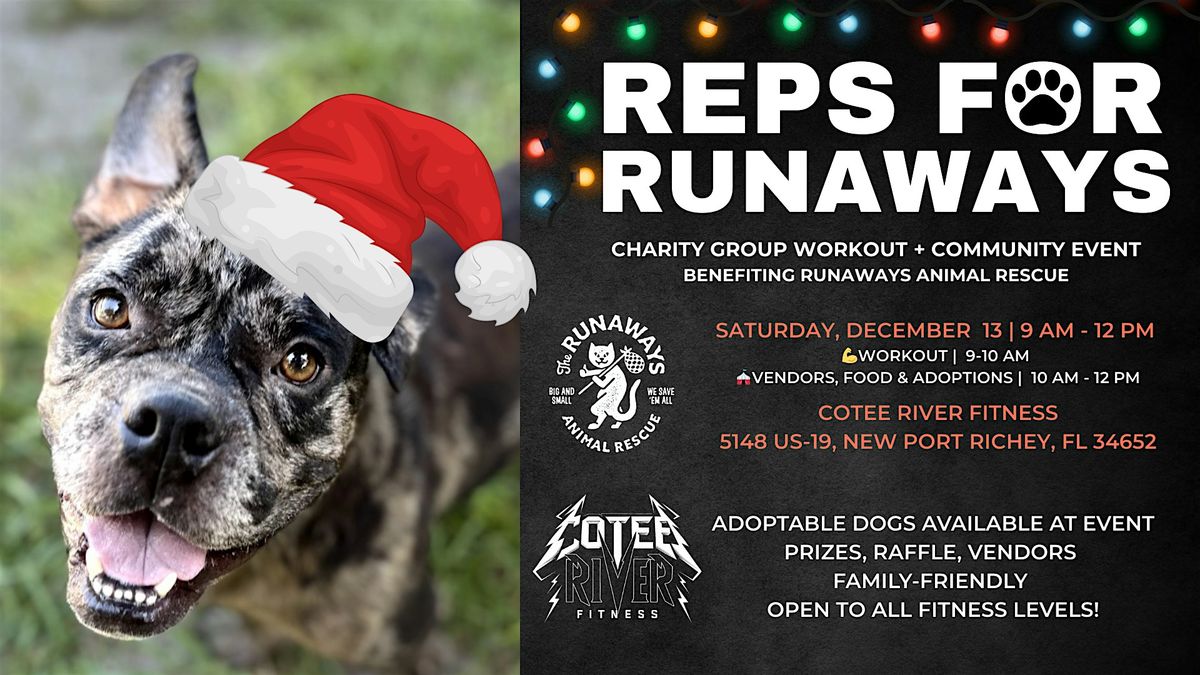 Reps for Runaways - Charity Group Workout & Community Event