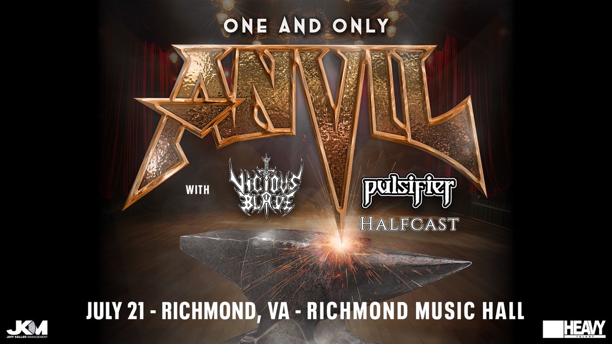 Anvil w\/ Vicious Blade, Pulsifier, Halfcast at Richmond Music Hall 7\/21\/24