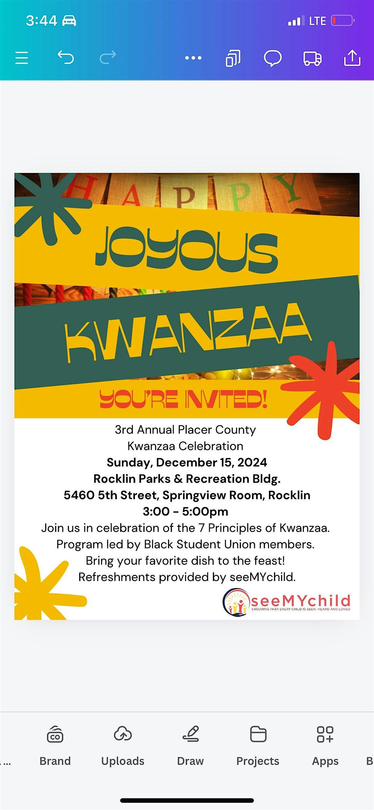 Placer County Kwanzaa Celebration