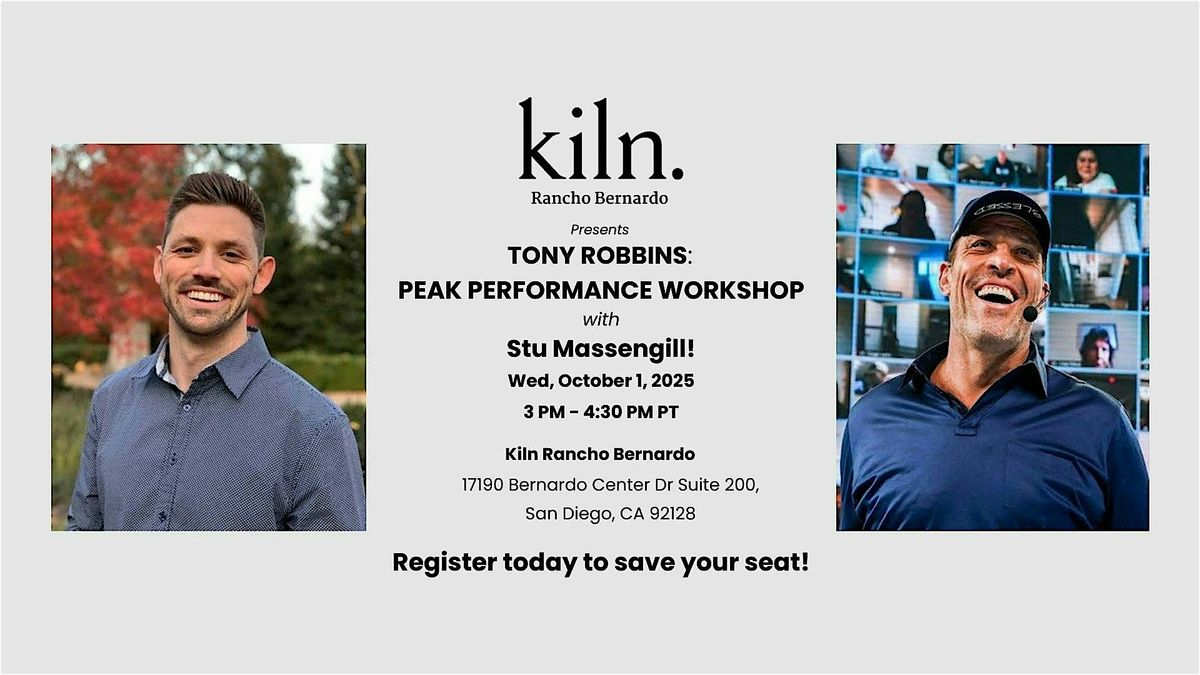 Tony Robbins: Peak Performance Workshop w\/ Stu Massengill