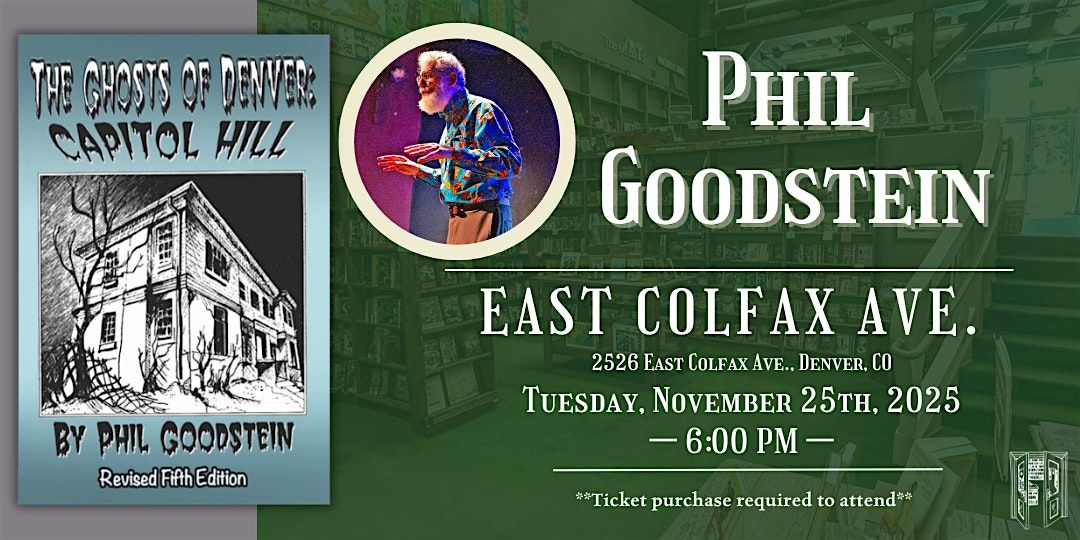 Phil Goodstein Live at Tattered Cover Colfax