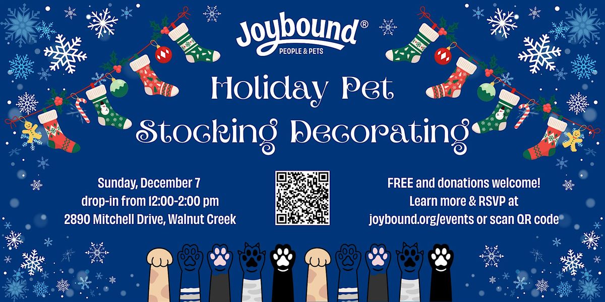 Holiday Pet Stocking Decorating