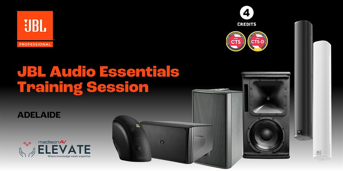 JBL Audio Essentials Training - Adelaide