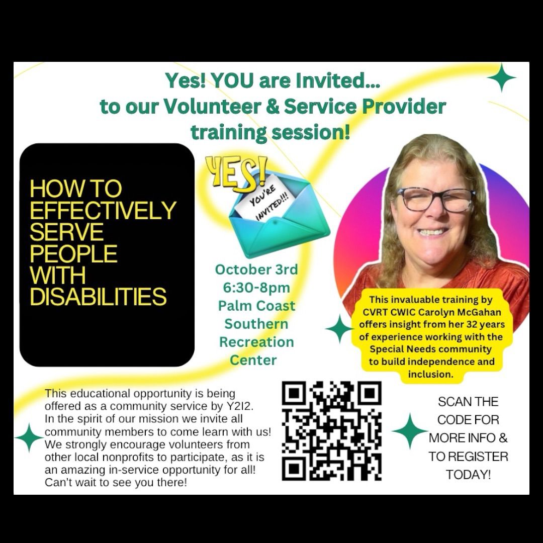 Free Volunteer\/Service Provider Seminar 