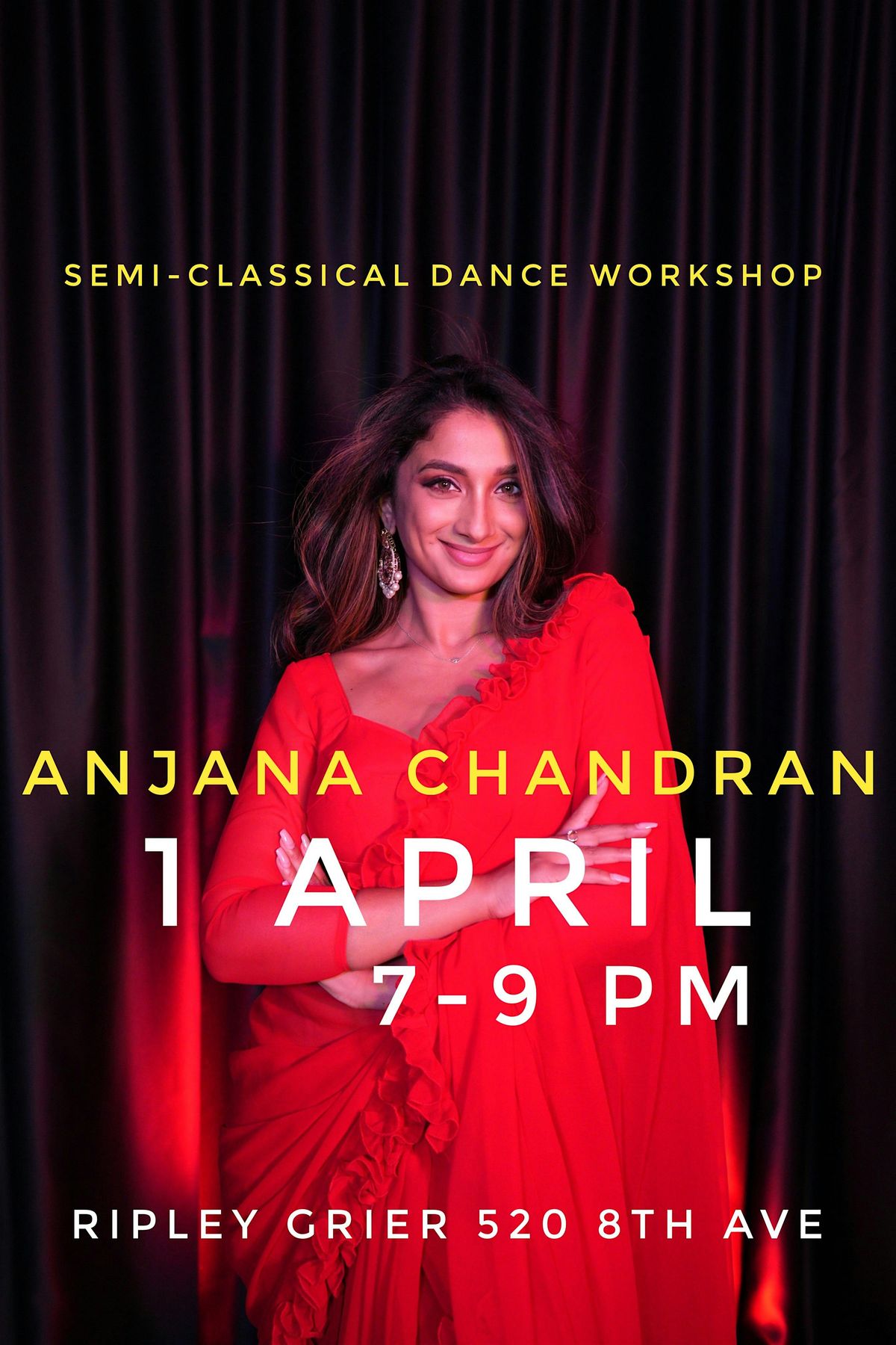 ANJANA CHANDRAN SEMI CLASSICAL DANCE WORKSHOP WITH NAACHCHICAGO