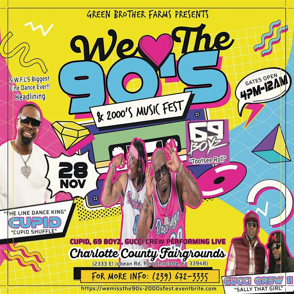 We Love The 90s & 2000's Fest SWFL's Biggest Linedance & Throwback Party