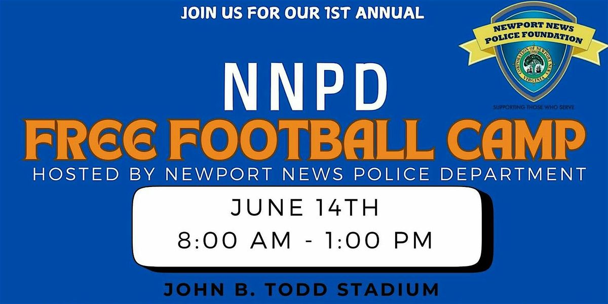 Newport News Police Department's 2025 Youth Football Camp