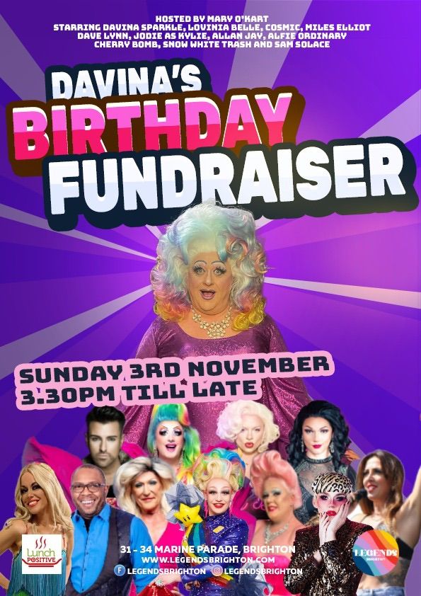 Davina\u2019s late late birthday cabaret fundraiser 