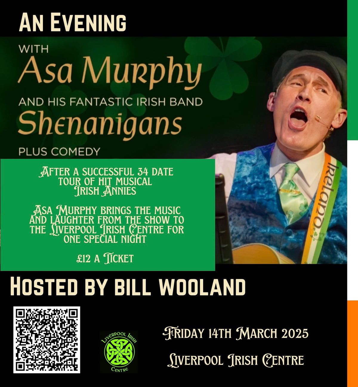 An Evening with Asa Murphy and Shenanigans Expertly Hosted by Bill Wooland