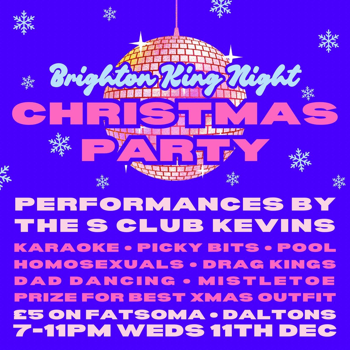 Brighton King Night: Christmas party