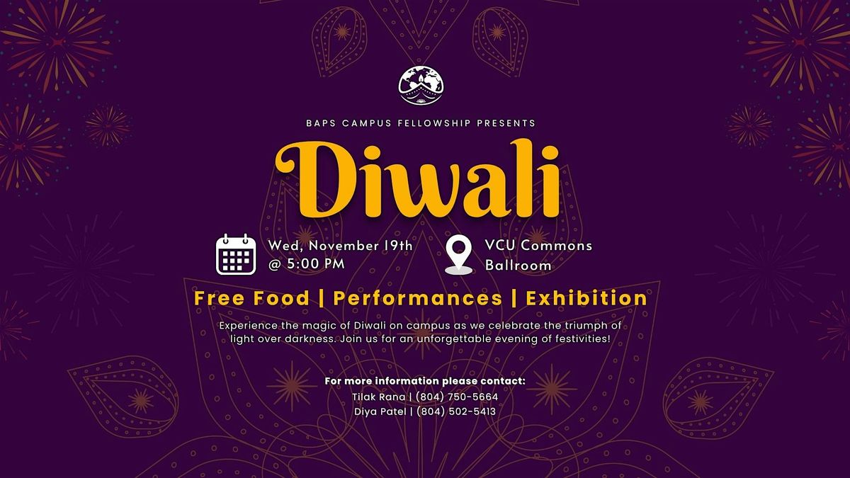 VCU Campus Diwali Celebration 2025