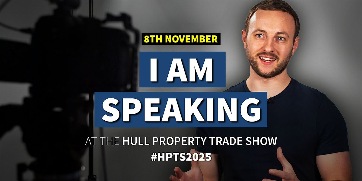 JAMIE YORK SPEAKING AT THE HULL PROPERTY TRADE SHOW