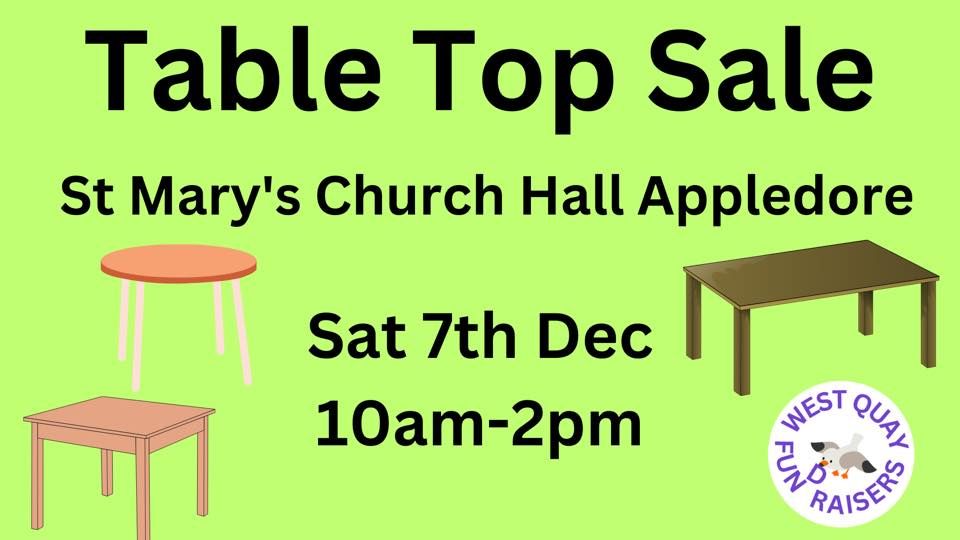 Table Top Sale