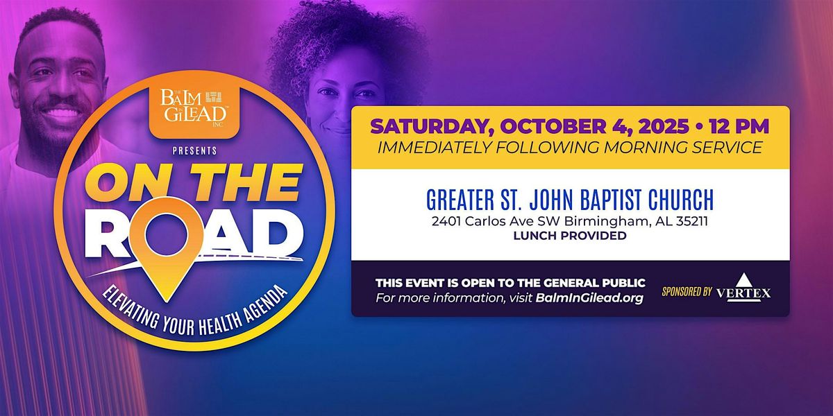 On the Road! Elevating Your Health Agenda (Birmingham)