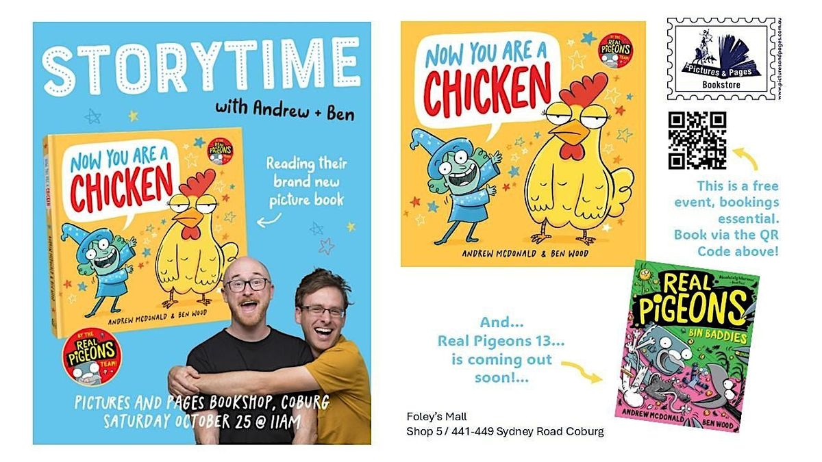 Storytime with Andrew and Ben from the creators of the Real Pigeons!