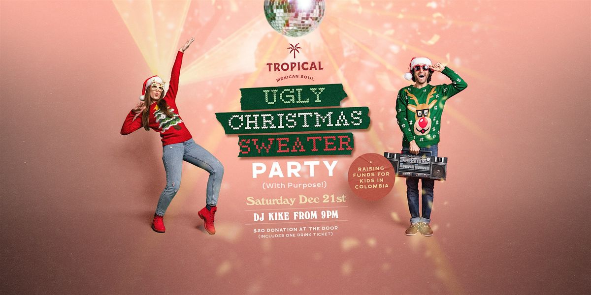 Ugly Christmas Sweater party \/ Gift of Hope Fundrasing