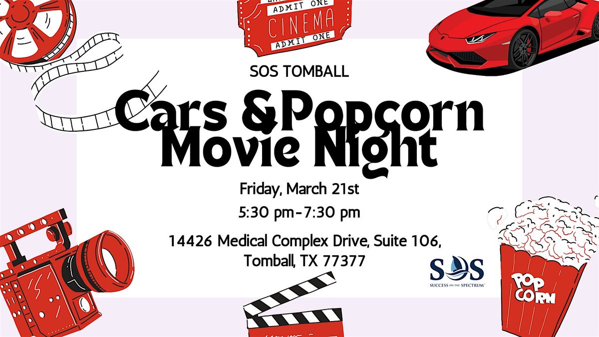 Free Autism-Friendly Cars & Popcorn Movie Night