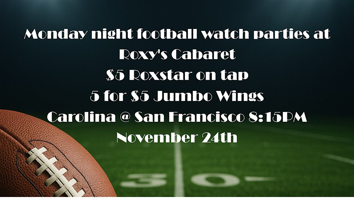 Monday Night Football Watch Party