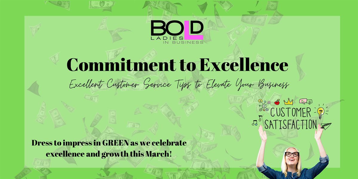 Bold Ladies in Business Flagler Chapter\u2019s March Commitment to Excellence!