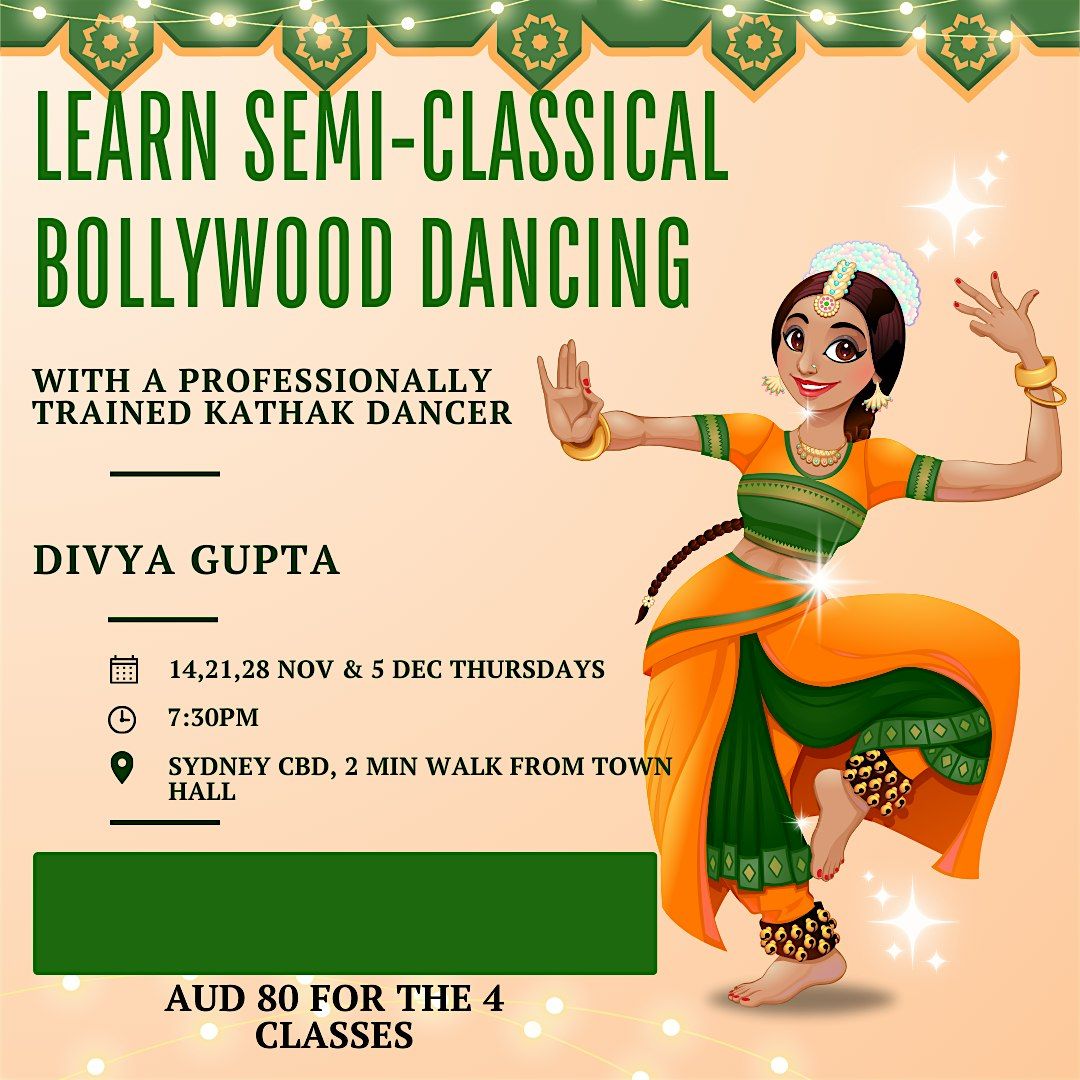 Indian Semi-classical Bollywood Dance Class