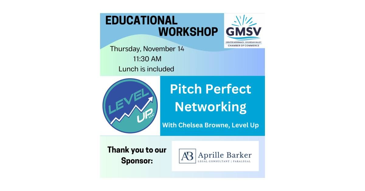 Educational Workshop- Pitch Perfect Networking