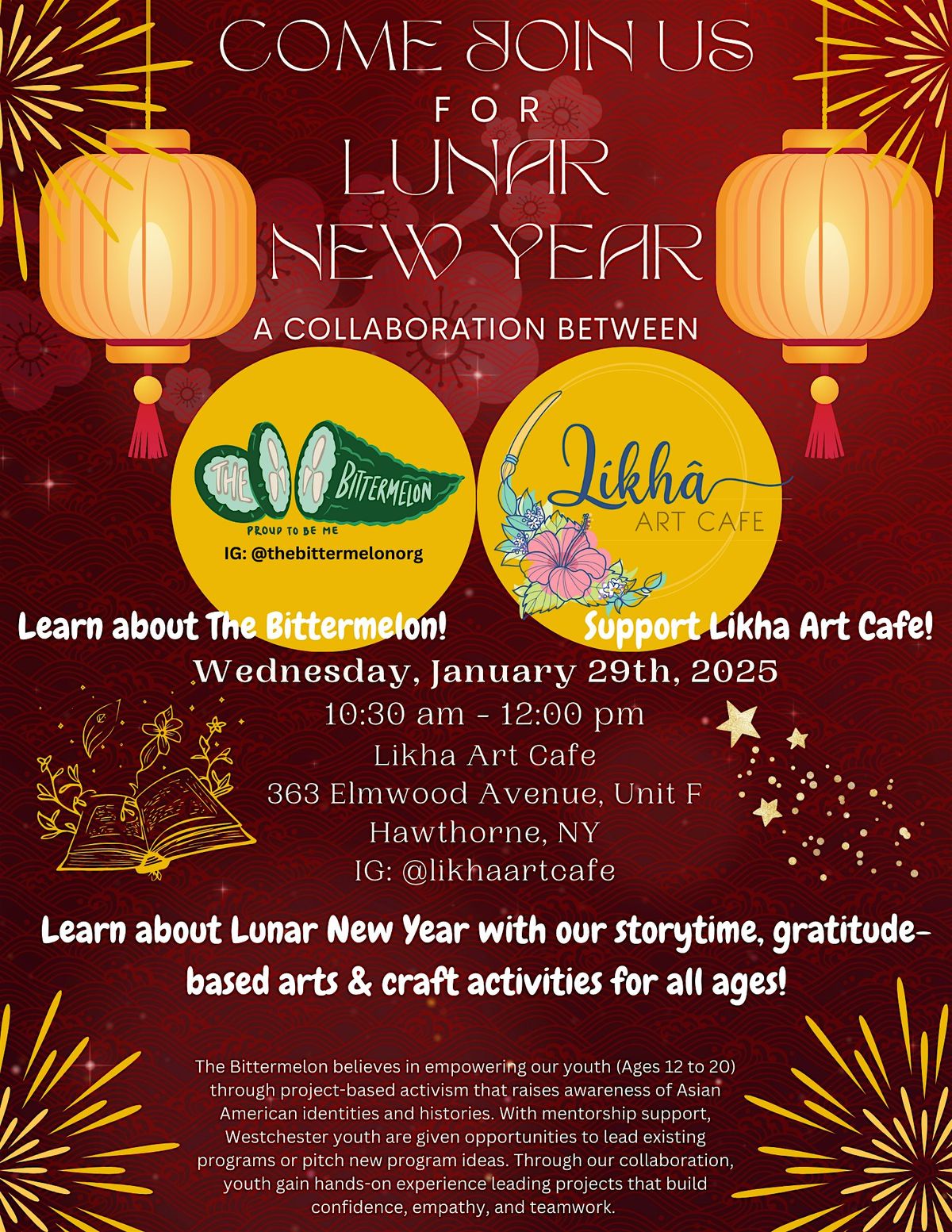 Celebrate Lunar New Year & Support Local AAPI Business, Likha Art Cafe!