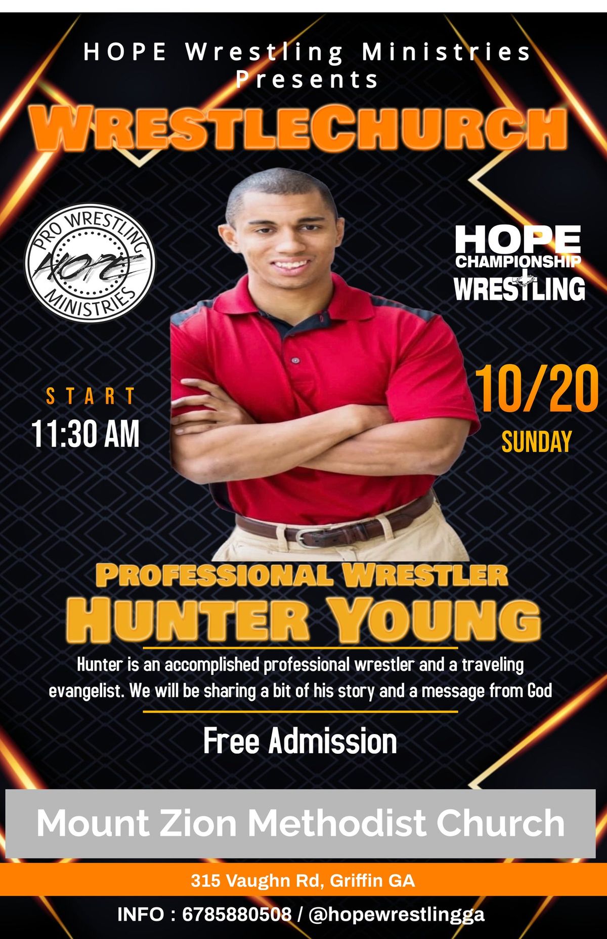  WrestleChurch With Hunter Young - Griffin GA