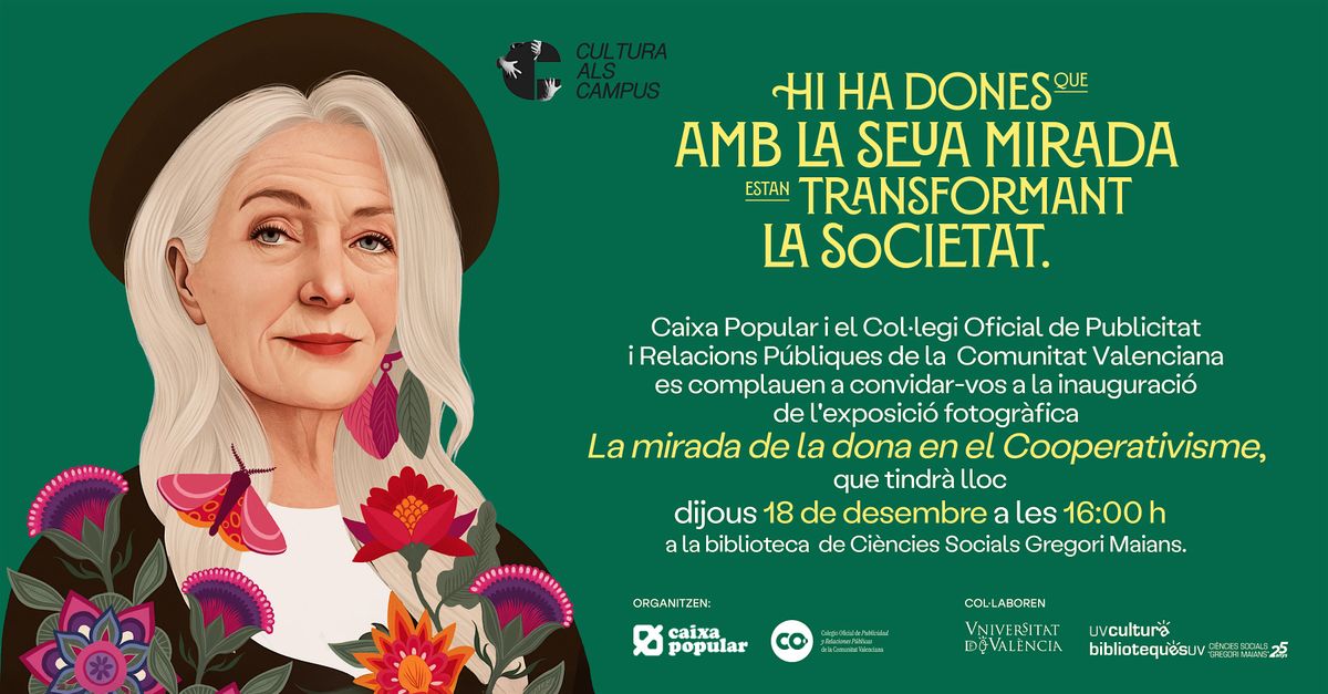 Inauguraci\u00f3 exposici\u00f3 fotogr\u00e0fica La mirada de la dona en el cooperativisme