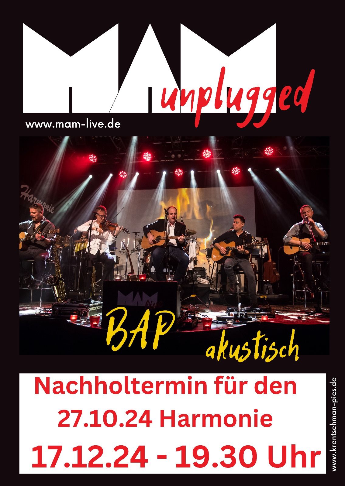 MAM-live unplugged Nachholtermin