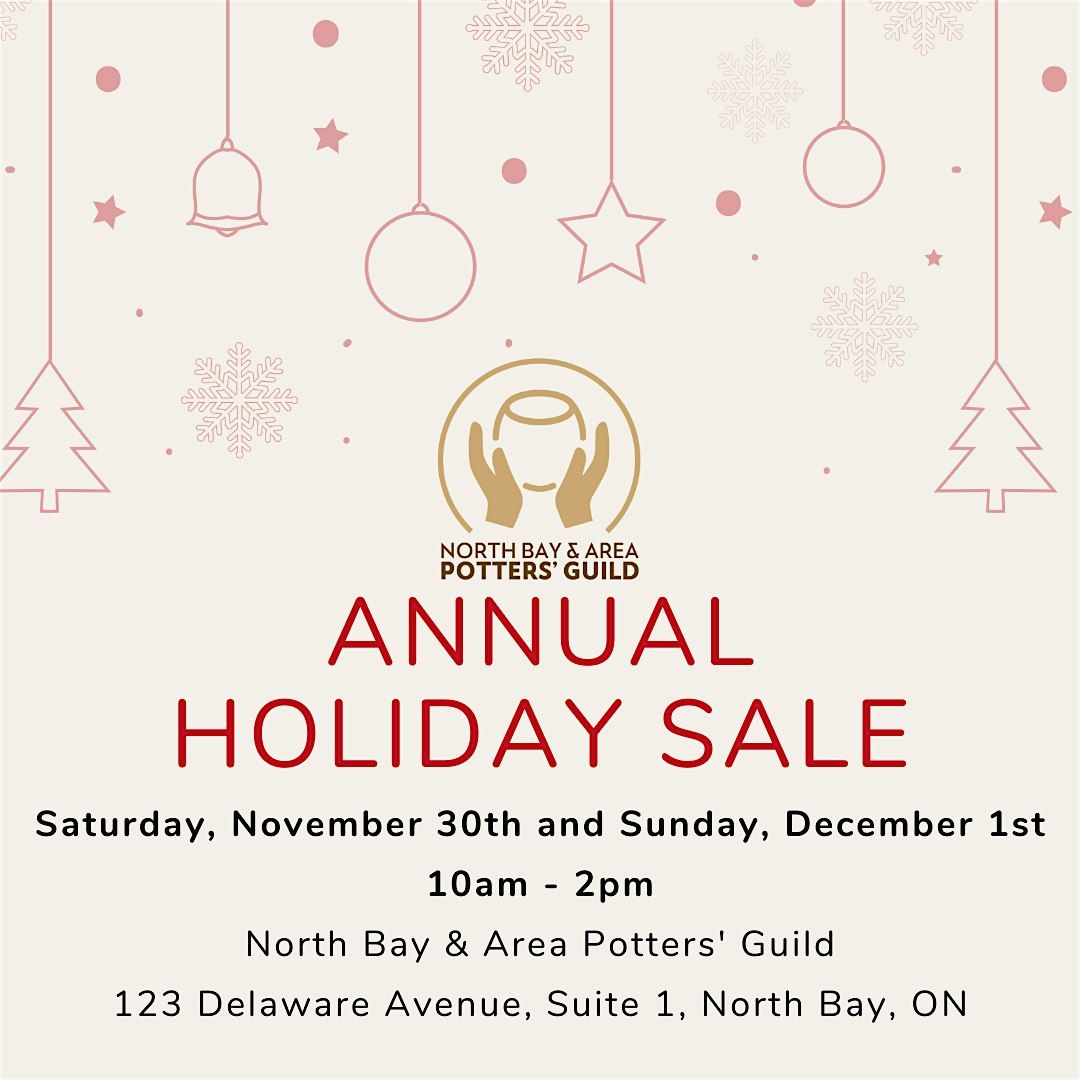 North Bay Potters' Guild 2024 Holiday Sale